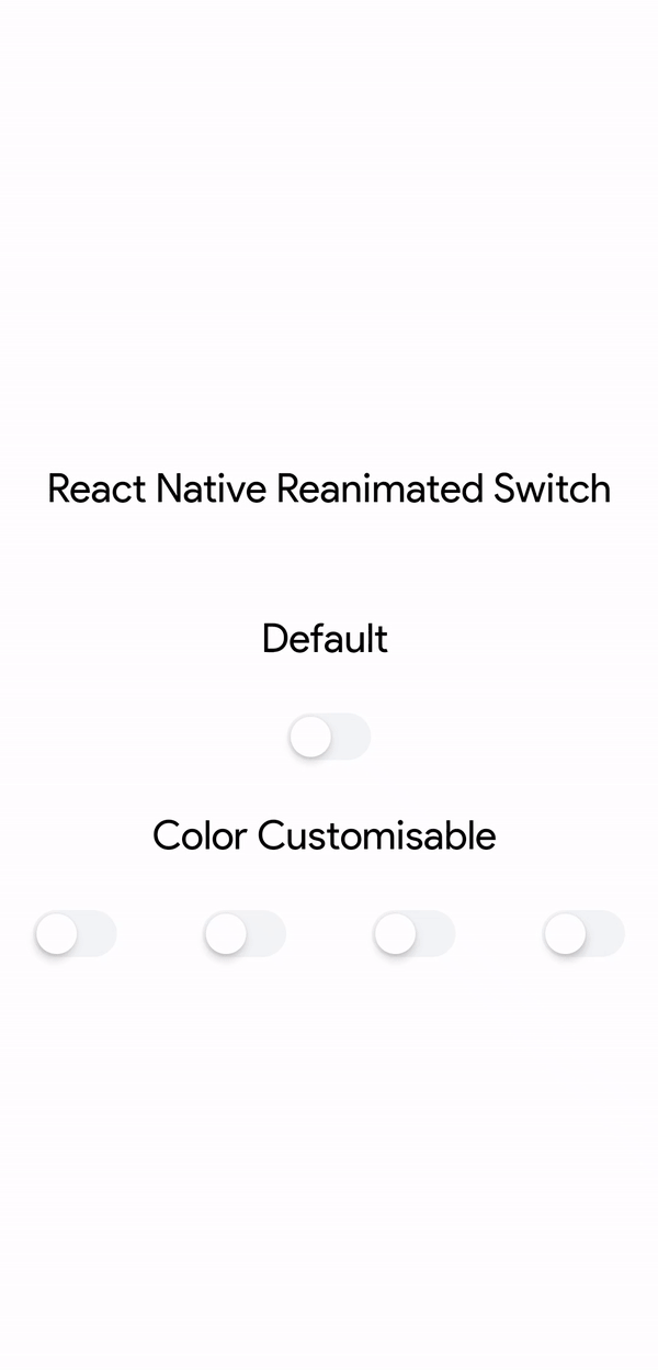 React Native Reanimated Switch. A Simple React Native Switch Component… |  by Karthik Balasubramanian | Timeless | Medium
