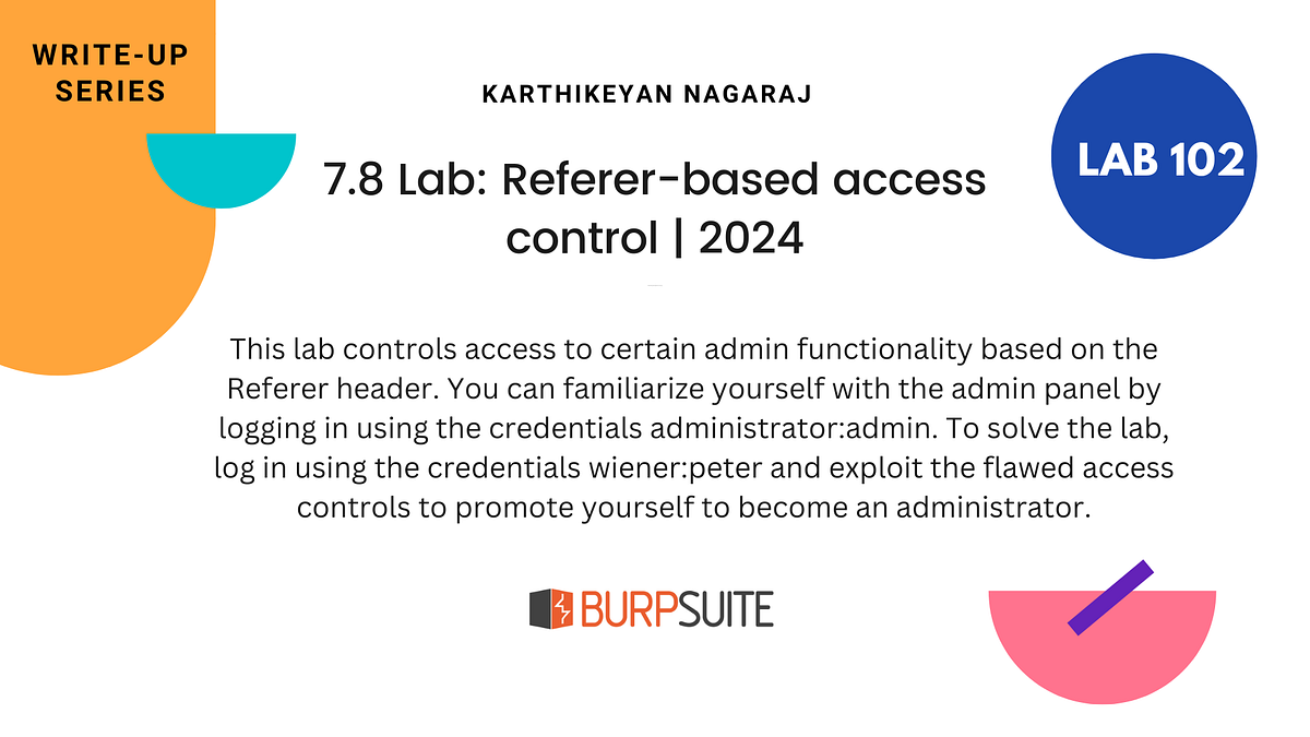 7.8 Lab Refererbased access control 2024 Security Alert