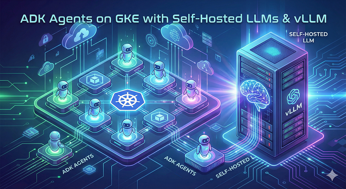 ADK Agents on GKE with Self-Hosted LLMs & vLLM website image