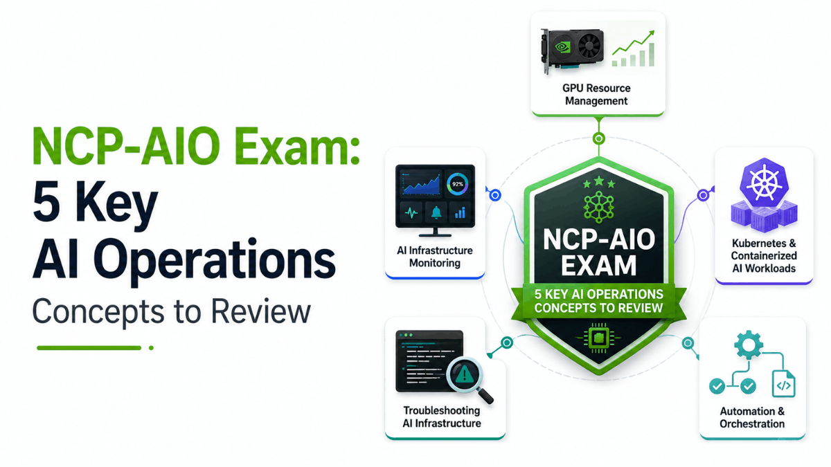 NCP-AIO Exam: 5 Key AI Operations Concepts to Review