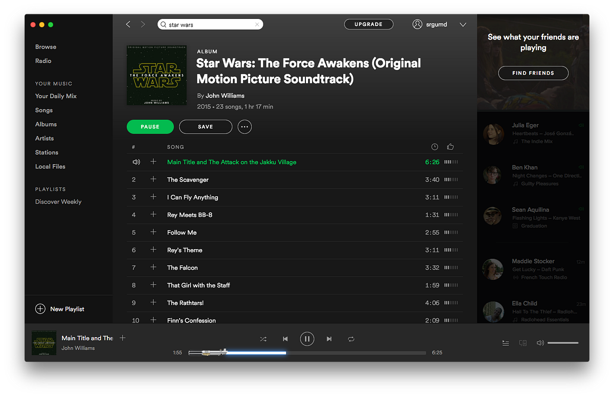 Small parts in user interface. Small parts can capture the liking of