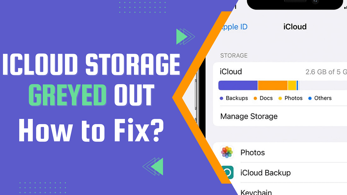 iCloud Storage GREYED OUT on Your iPhone and iPad, Why? How to Fix