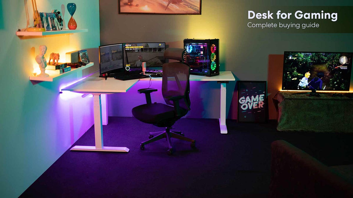 Buy L-Shaped Gaming Desk Online At Best Price