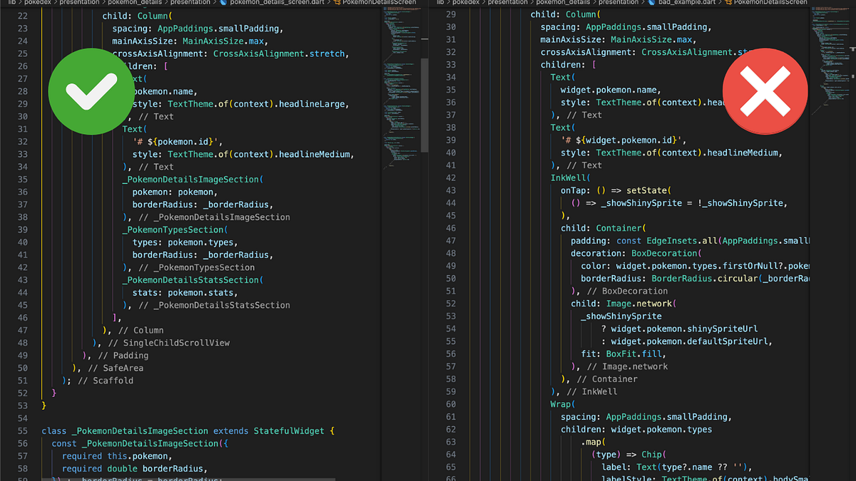 Flutter: Make your widget tree more readable | by Piotr Brus | Mar ...