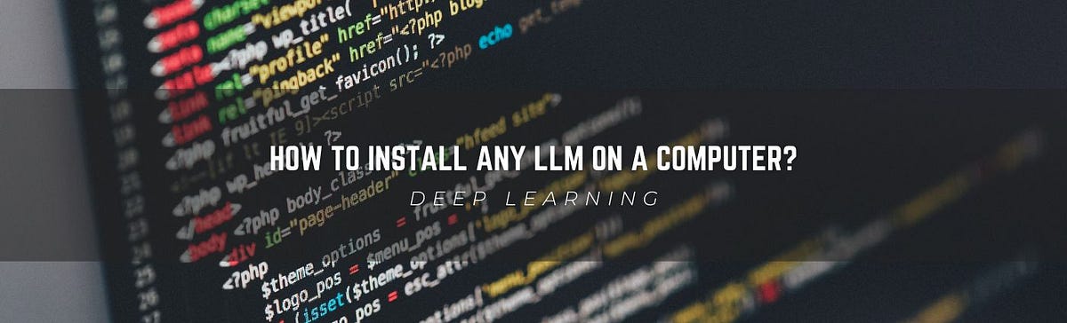 How to Install All LLM on a Computer? | Dr. Walid Soula | Medium