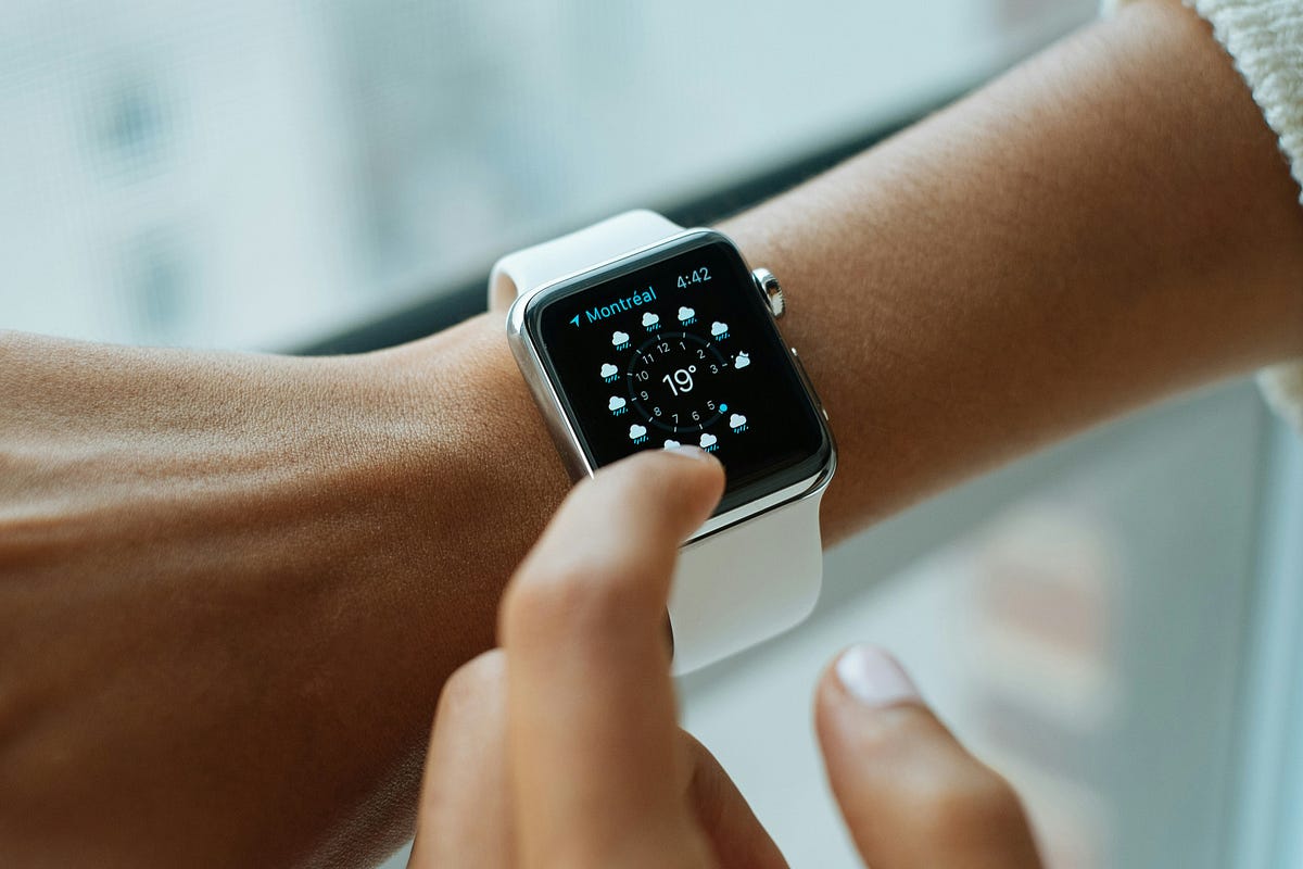 Wearing an apple watch hotsell