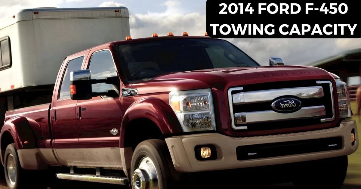 2014 Ford F450 Towing Capacity. When it comes to heavyduty trucks