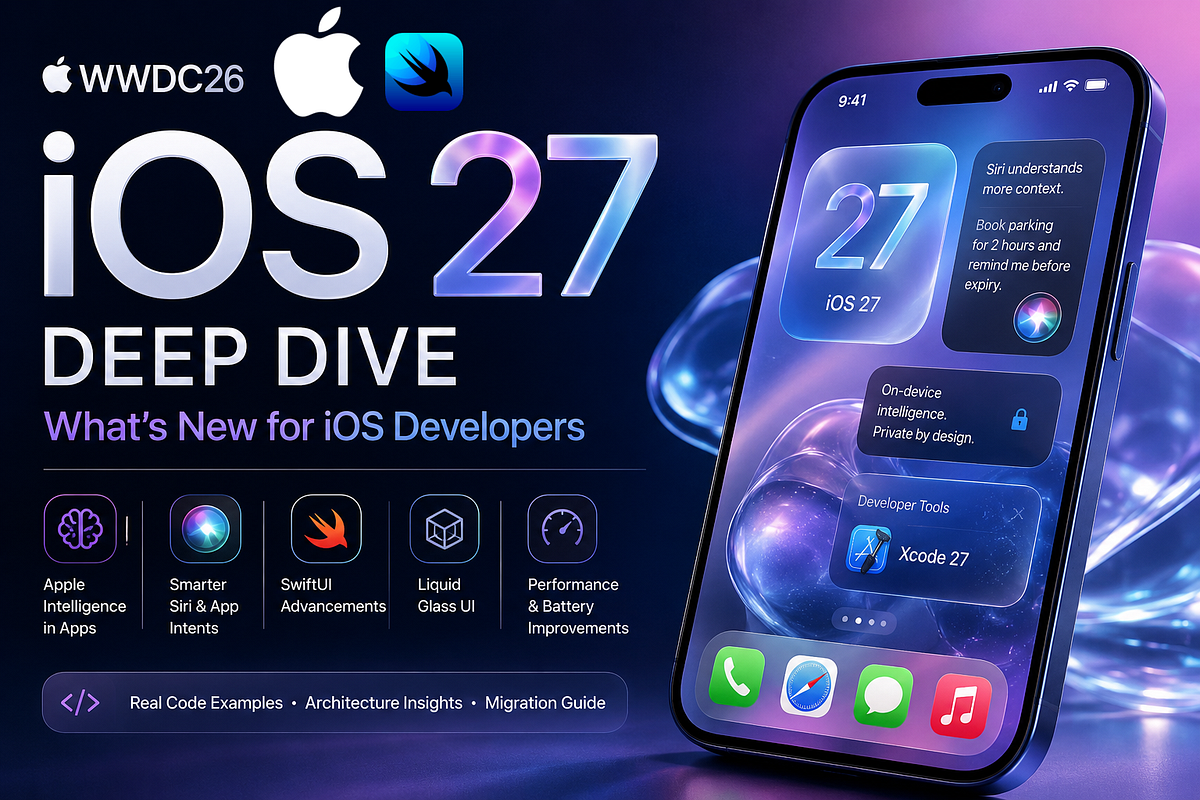WWDC 2026 Deep Dive: What’s New in iOS 27 for iOS Developers (With Real ...