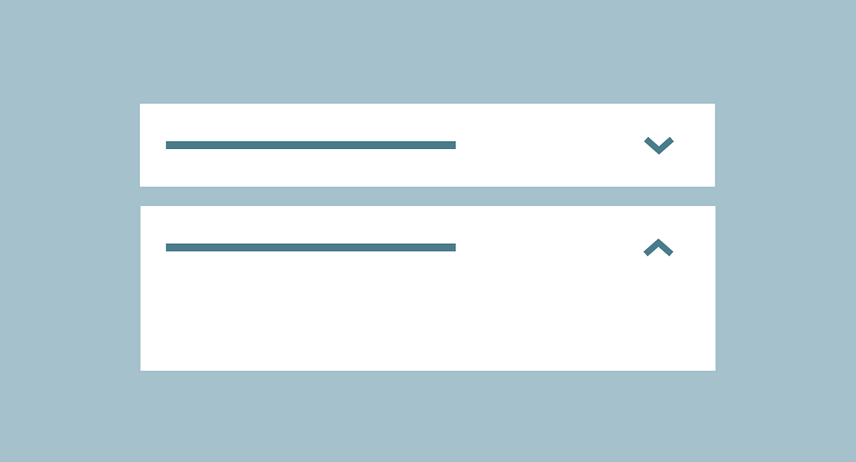 Accordions and their failings. FAQs or where content goes to die by H