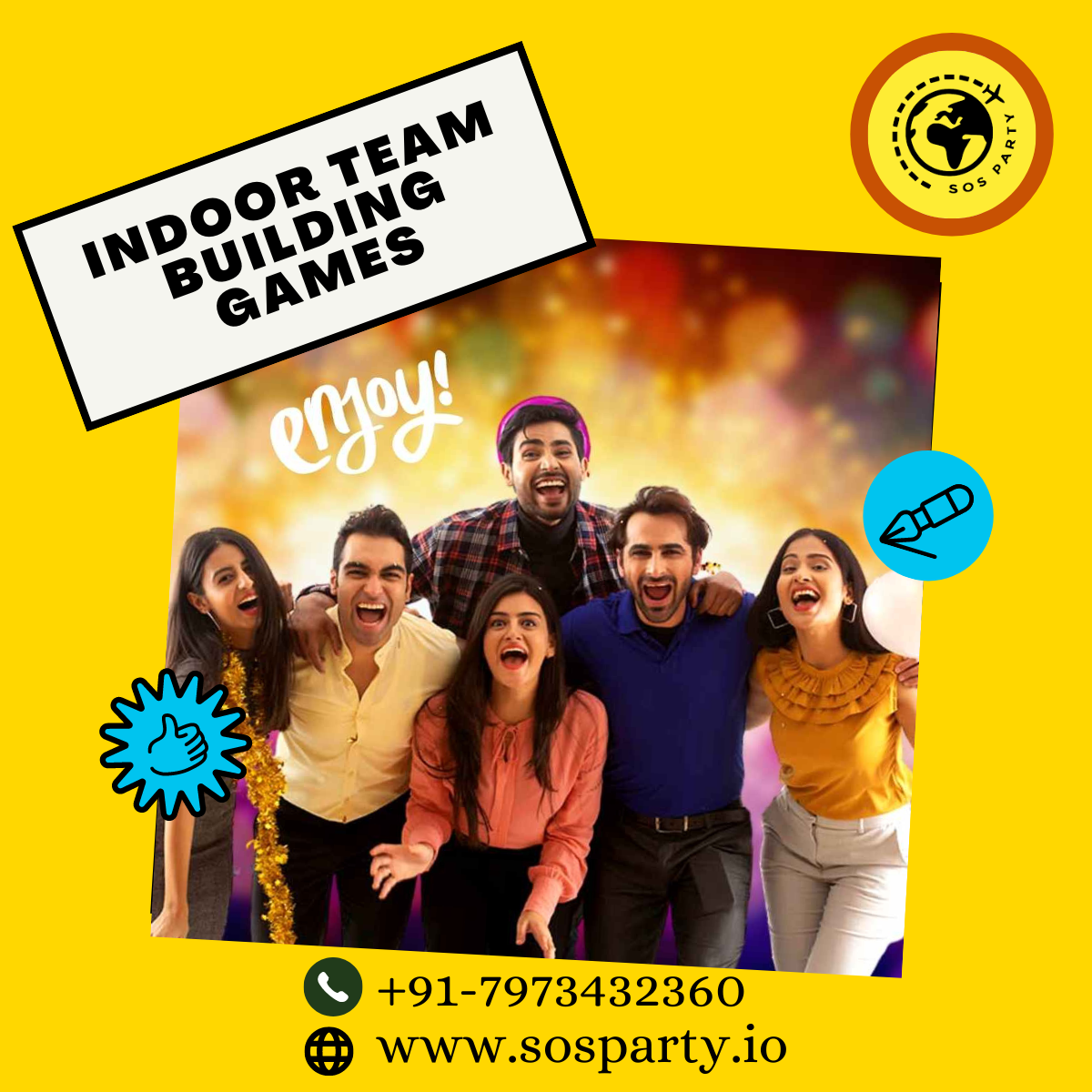Indoor team building activities - Stay on skill - Medium