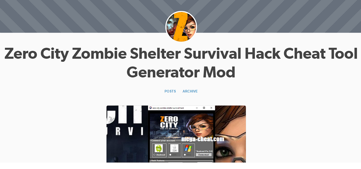 zero city zombie shelter survival cheats on tumblr by Sacrovertebral