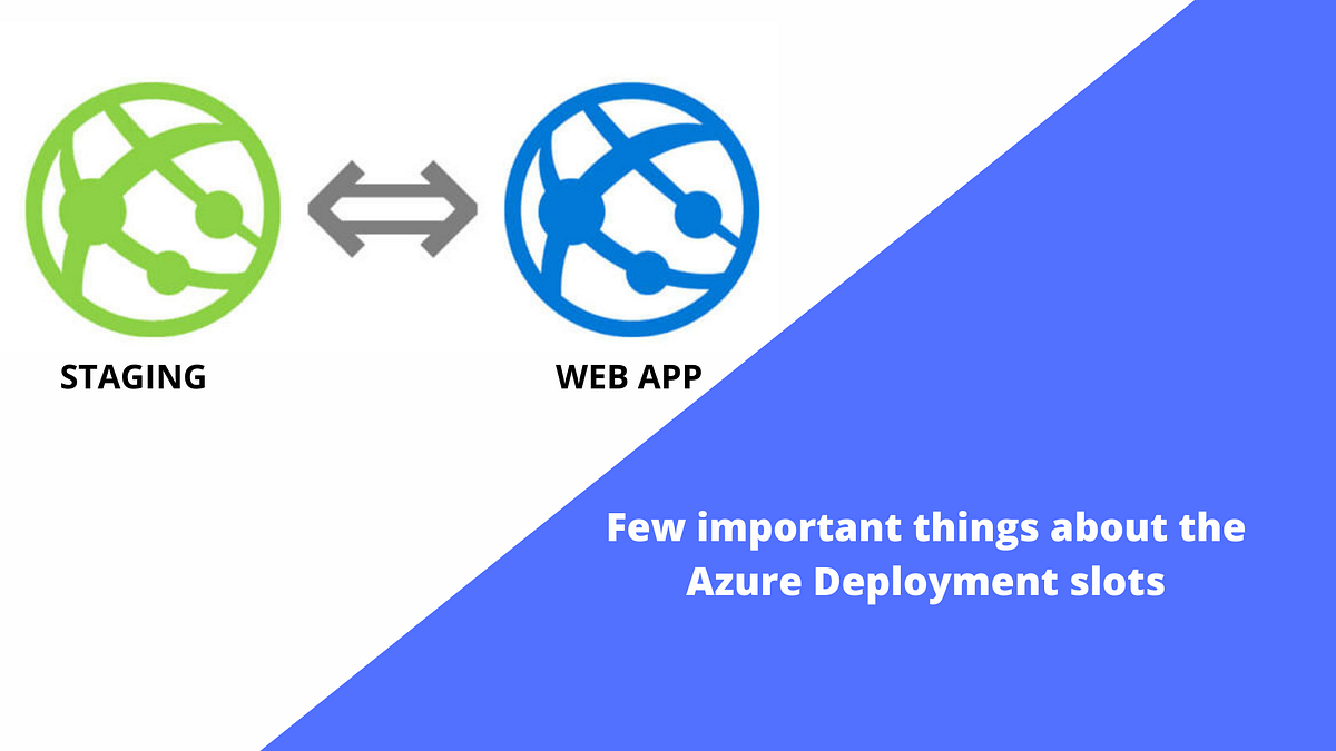 Practice for working with Deployment Slots within Azure App