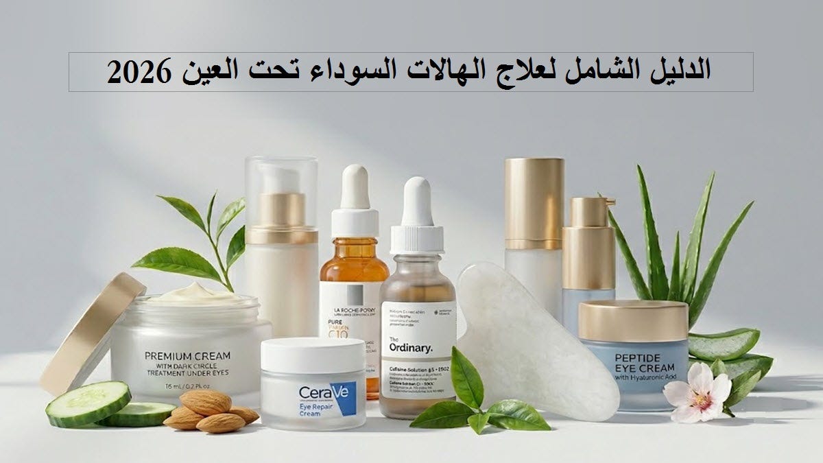 الدليل الشامل لعلاج الهالات السوداء تحت العين 2026