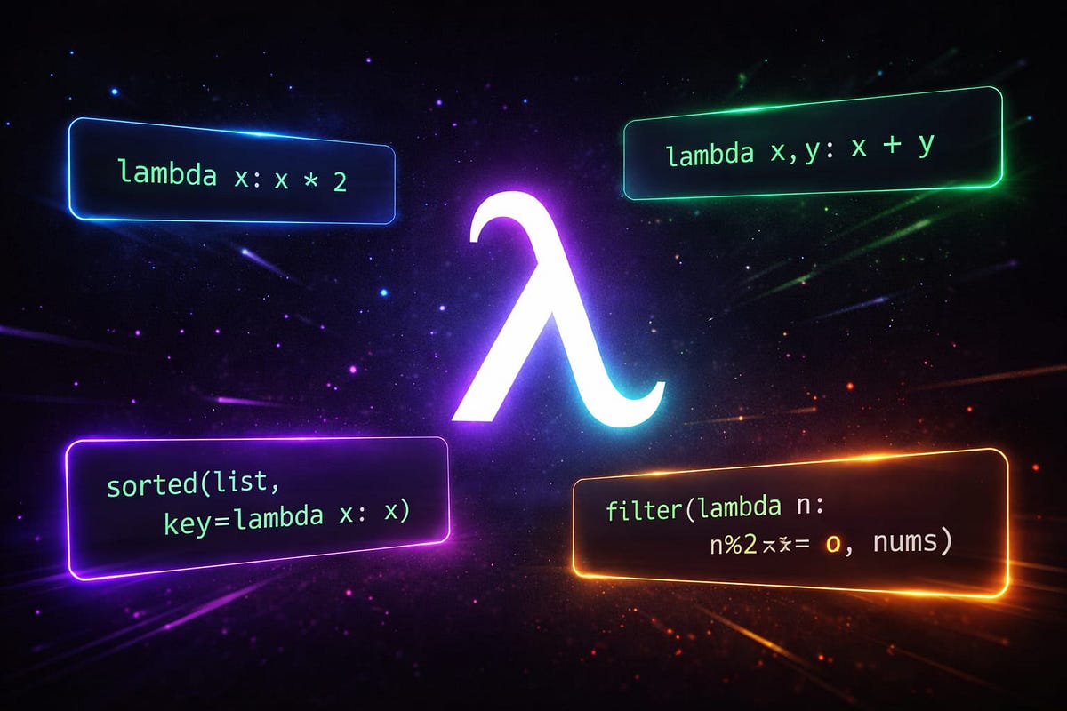 "Lambda Function In Python With RealWorld Examples" | Medium