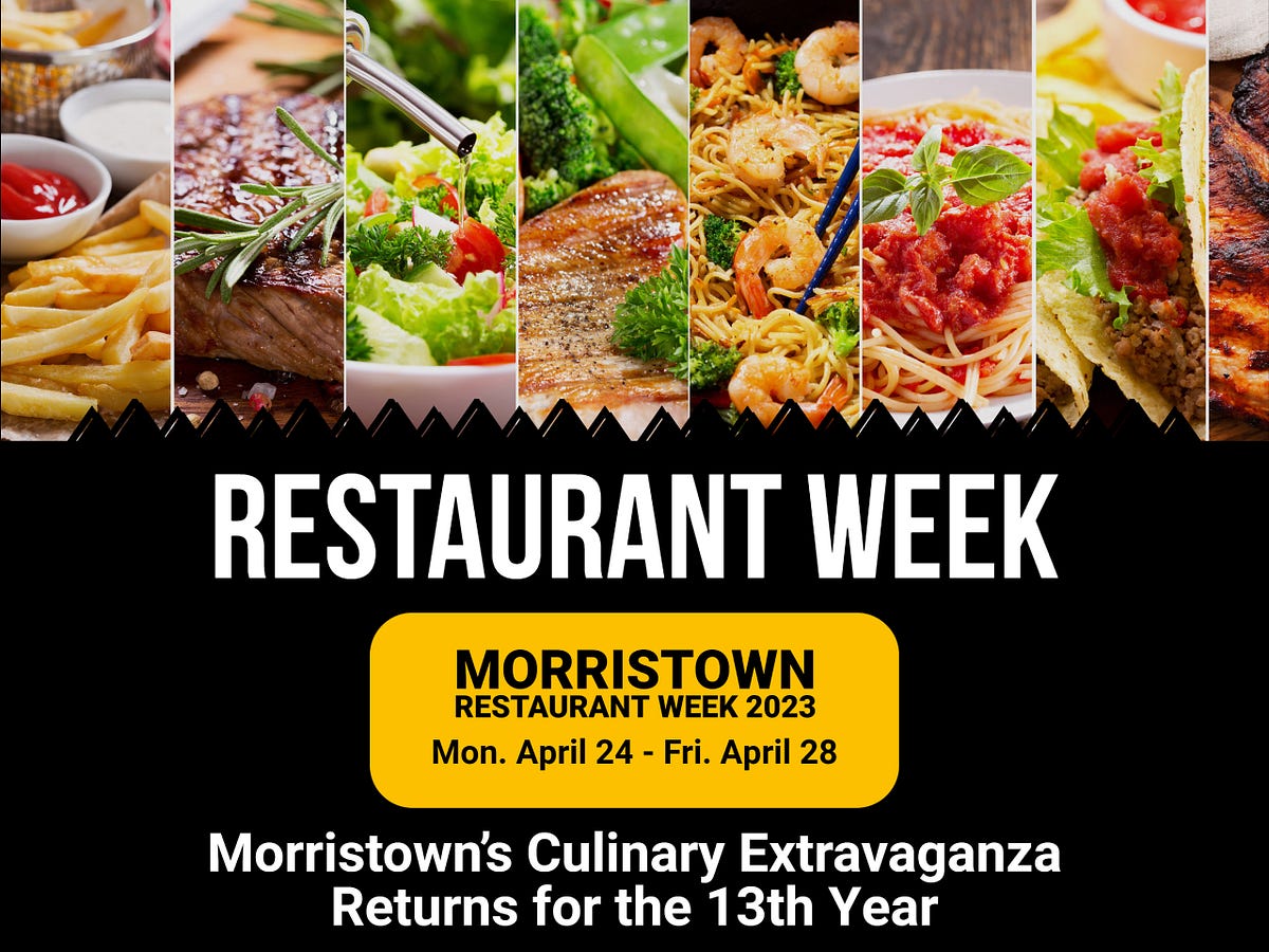 Morristown Gears Up for 13th Annual Restaurant Week by Morristown