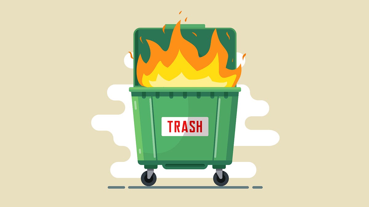 Dumpster Fire The Emoji We Need Medium