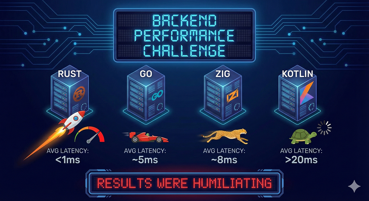 I Built the Same Backend in Rust, Go, Zig, and Kotlin — and the Results ...