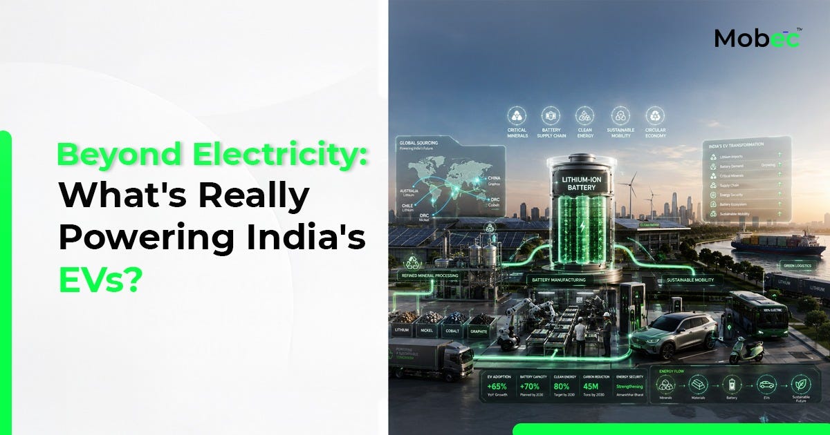 Beyond Electricity: What’s Really Powering India’s EVs? | Mobec