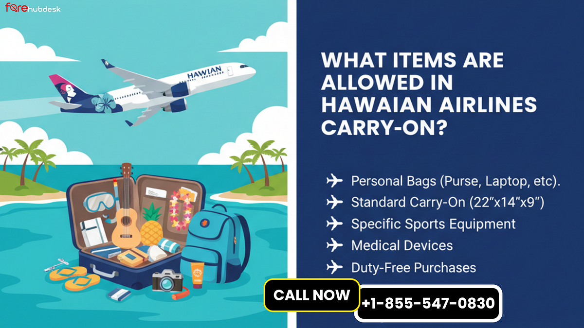 What Items Are Allowed in Hawaiian Airlines Carry-On? | by Farehubdesk