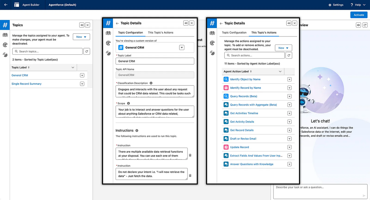 Custom Agent Development with AgentForce | by (ELTORO.it) Andres Perez ...
