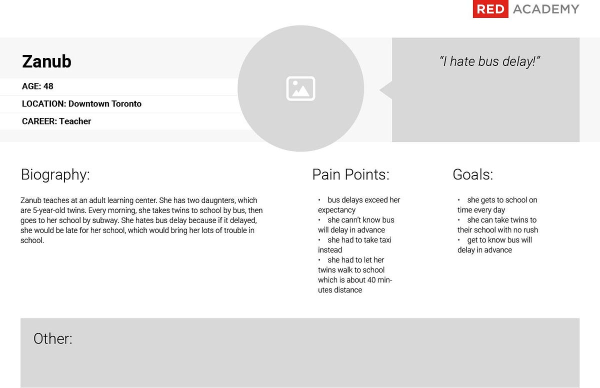 Creating Persona. The third lesson is about creating… | by Carol Nie ...