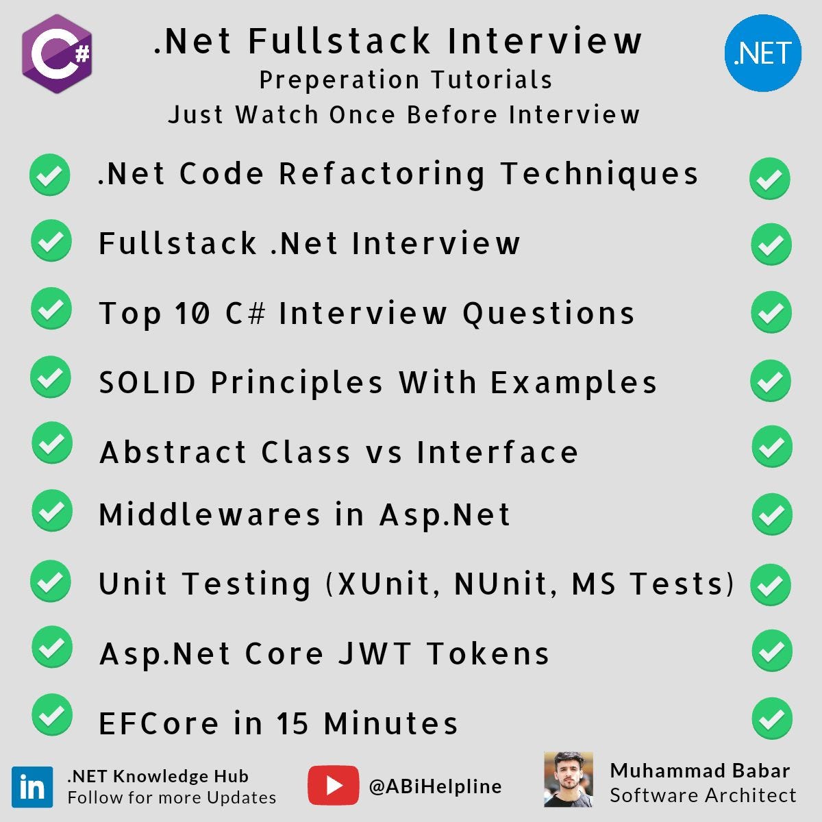 Interview Preparation Material Just dropped some YouTube content on the