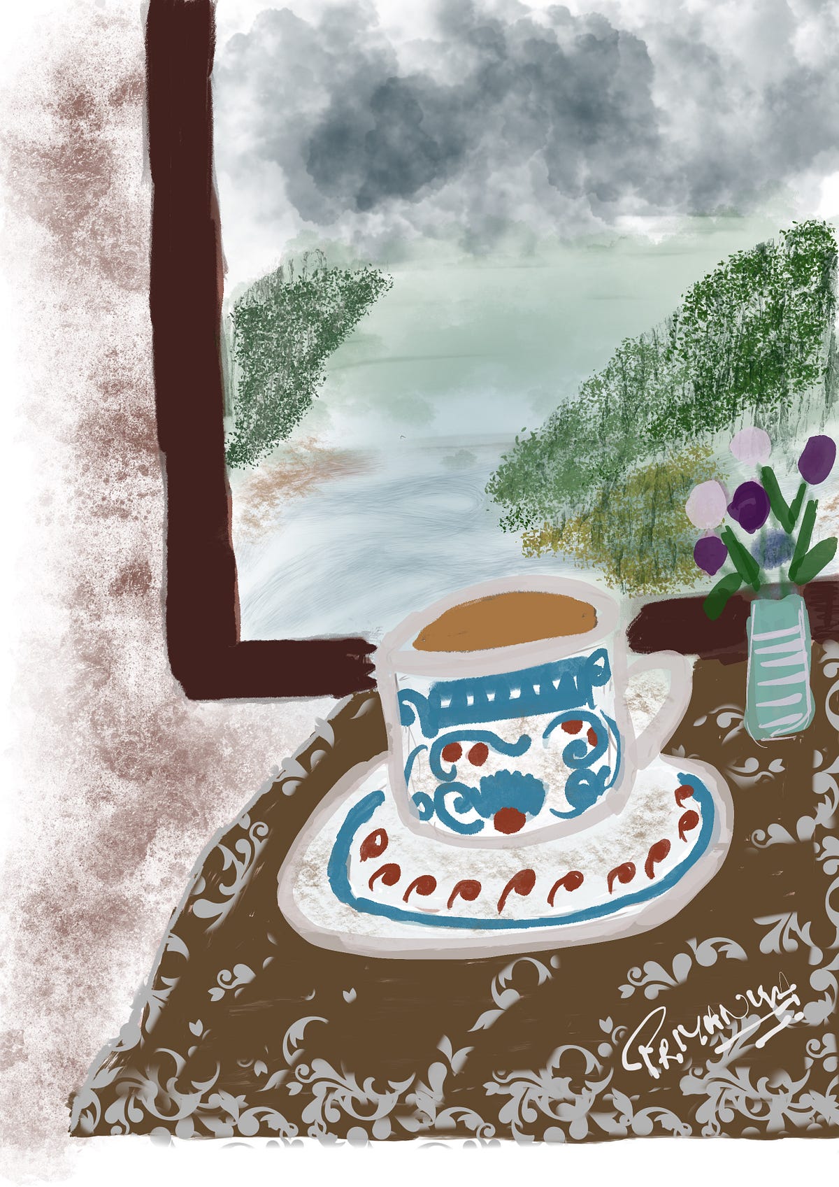 The Poem in The Cup - Paper Poetry - Medium