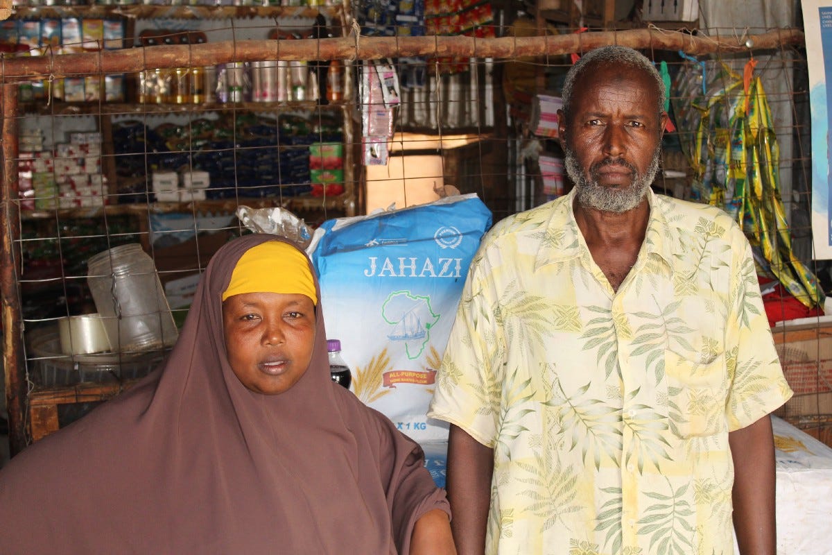 Nå bor Sadiyo og ektemannen sammen med sine syv barn i Kakuma-leiren i Kenya. Bilde: WFP/Eddie Kisach