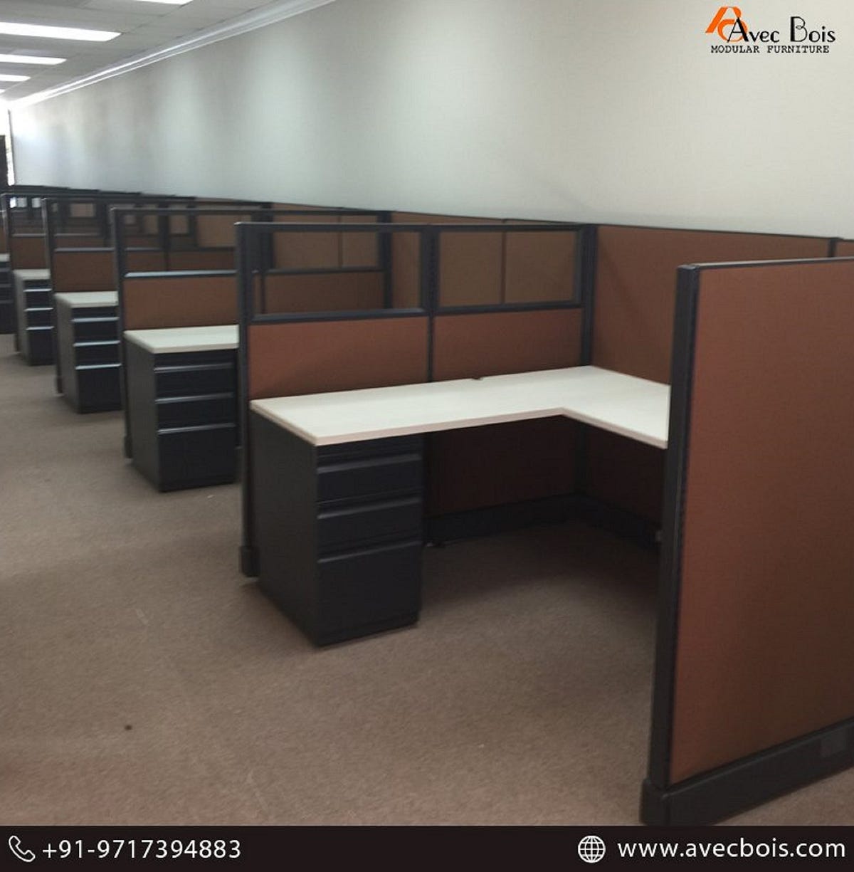 Office Furniture Manufacturers in Ghaziabad by Avec Bois Medium