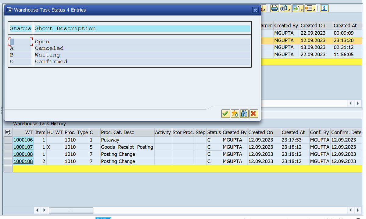 SAP EWM Questionnaire Part 4 Warehouse Document Type by Manish Gupta