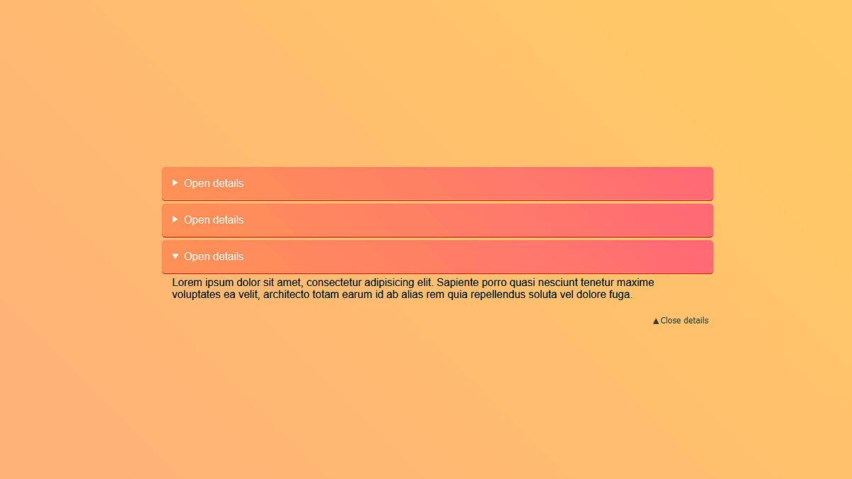 jQuery Accordions Medium