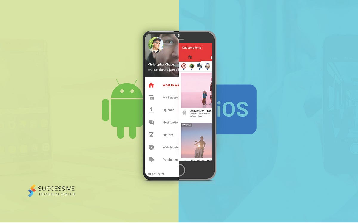 UI Android vs iOS UI | by Successive Digital | Successive Digital | Medium