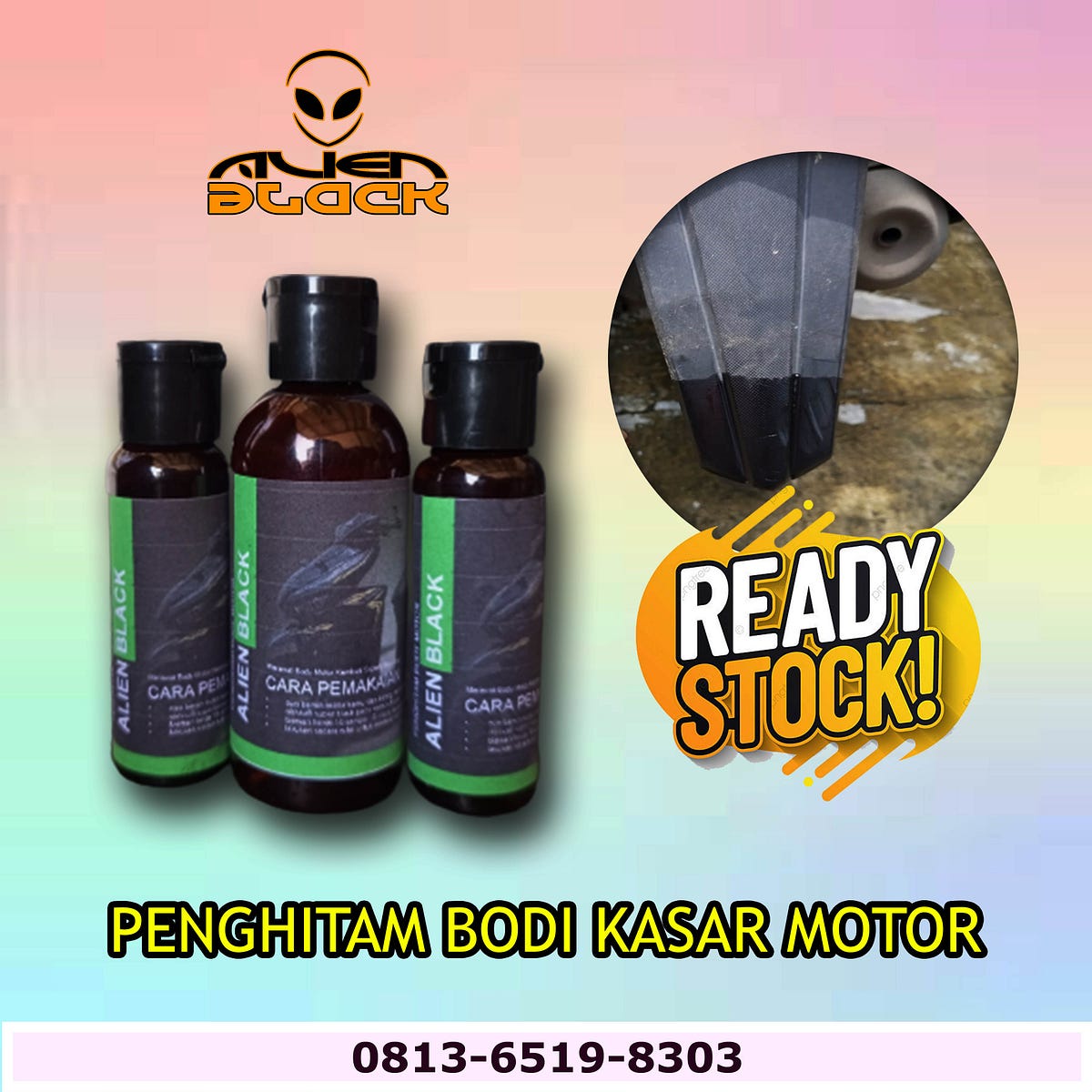 ORIGINAL 081365198303 Penghitam Motor GL by Penghitam Body Motor yang