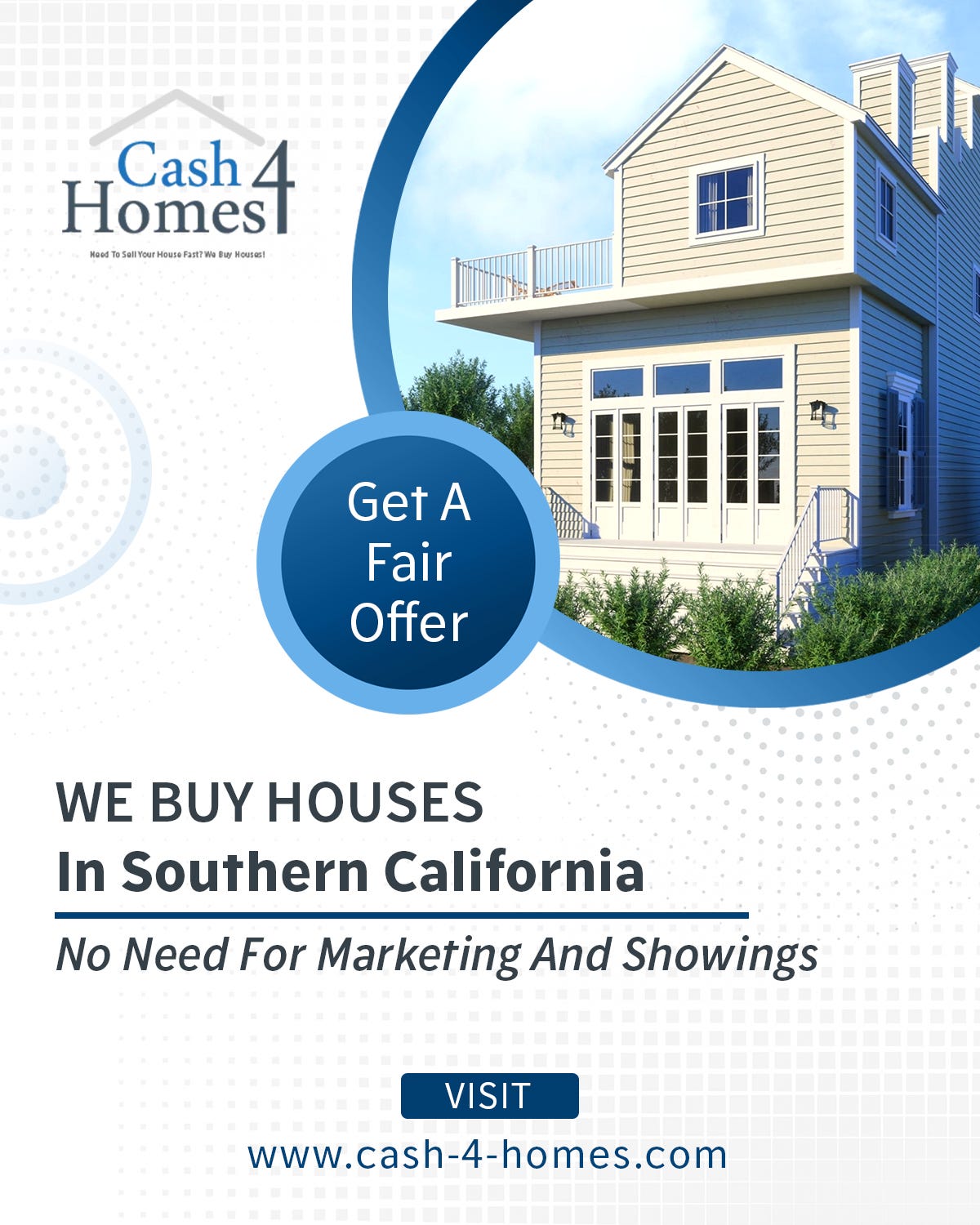 We Buy Houses In Southern California | No Need For Marketing And Showings -  Cash4Homes - Medium