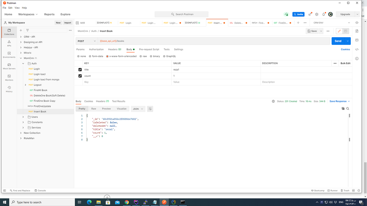 NestJs Create CRUD And Mongo AND softDelete | by Yadollah khaje ...