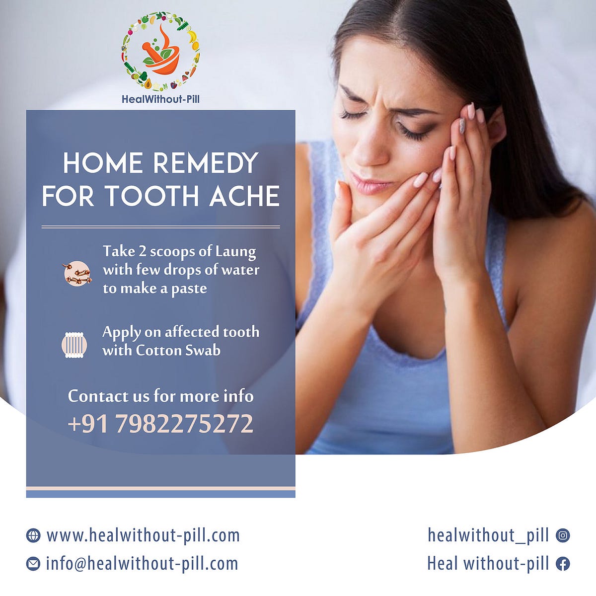 Natural Remedies For Tooth Pain Treatment At Home by Heal without
