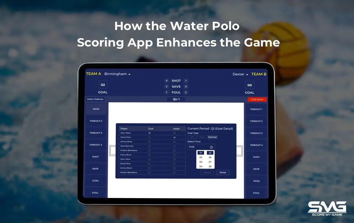 How the Water Polo Scoring App Enhances the Game by Scoremygame Jun