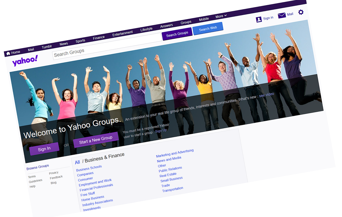 Aus für Yahoo Groups — Wechsel zu Corpshaus 2.0! | by A. Prettl ...