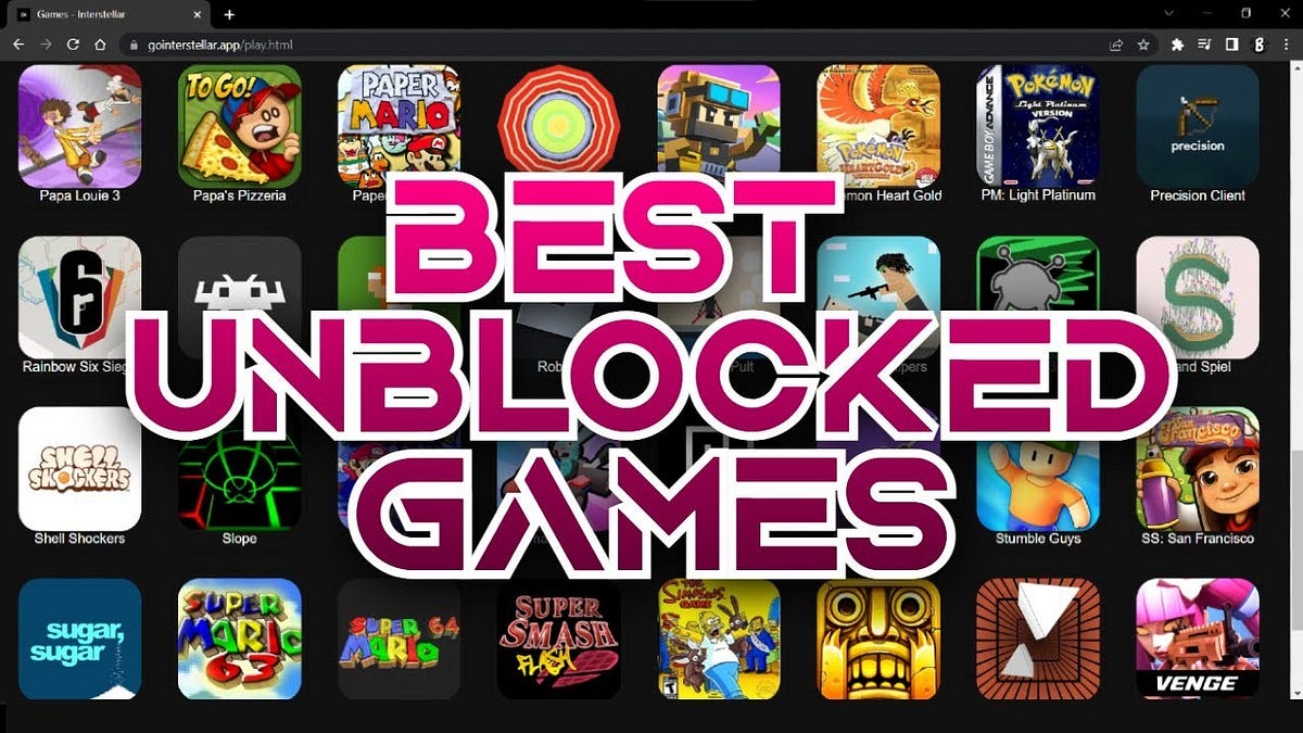 Relax and Play: Unblocked Games for Stress Relief - Community