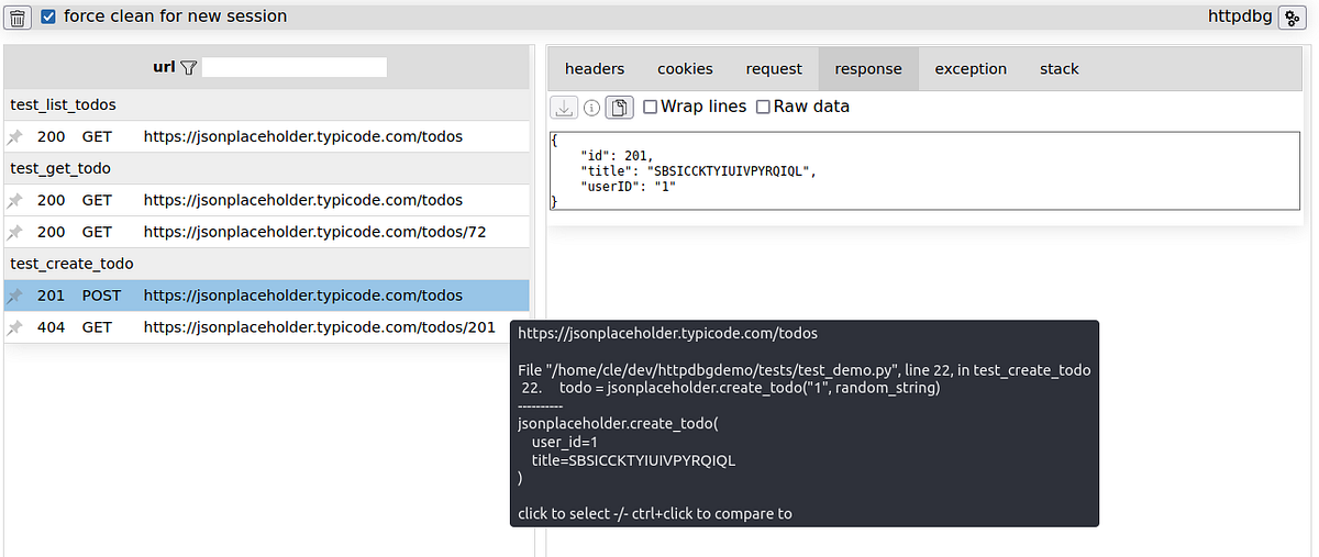 Trace all your HTTP requests in Python using HTTPDBG | by cle-b | Medium