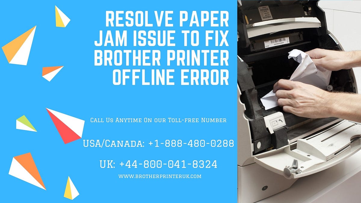 How To Fix A Printer Paper Jam Brother Printer Offline Brother