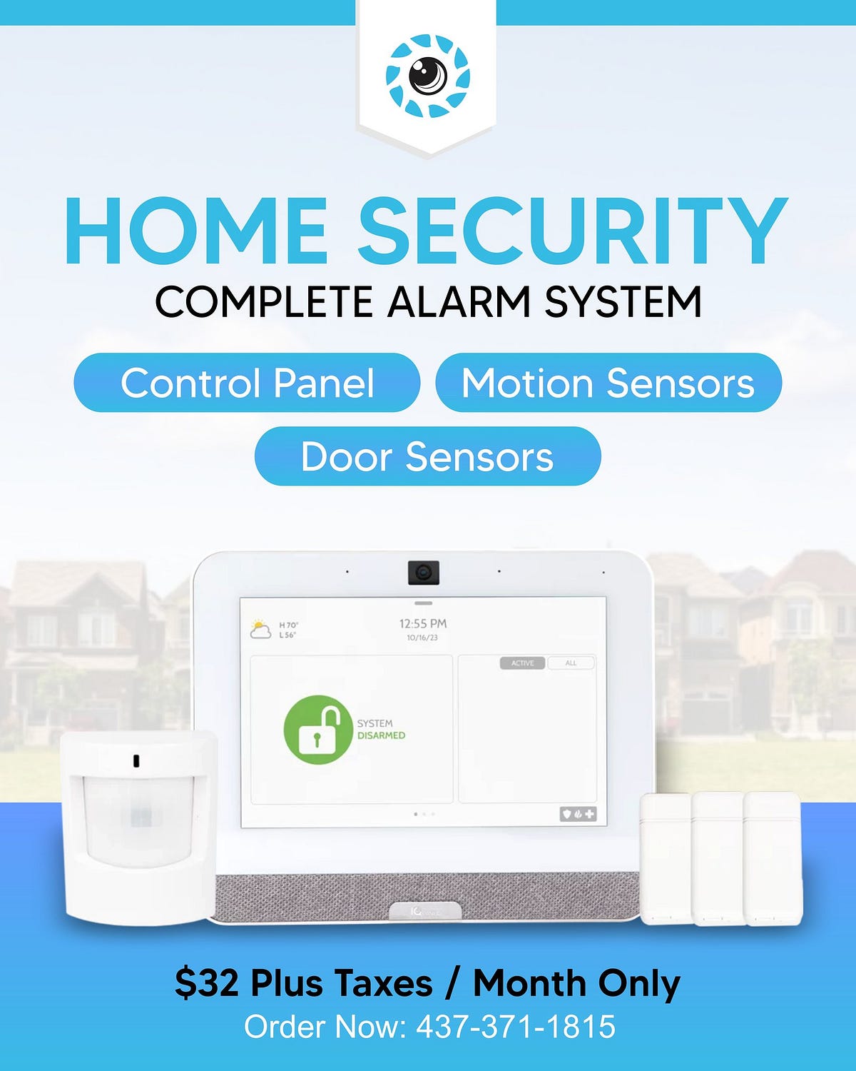 Qolsys Alarm System in Brampton Home Surveillance SS Solutions by