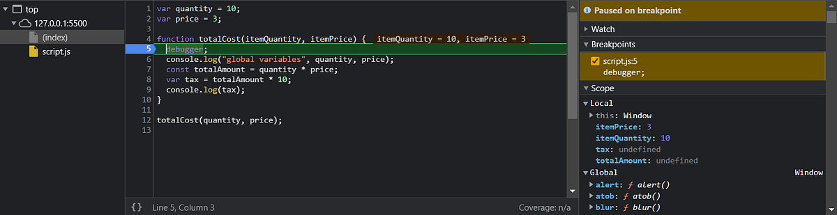 Function scope in JS - Shameera Carrim - Medium