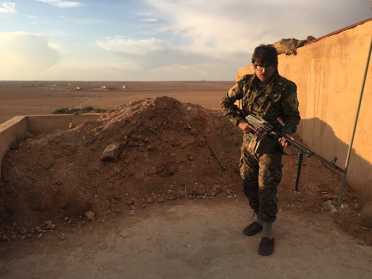 syrian soldiers fucking PissPig Goes To War. An American Fighter in Syria | by Eoin Higgins |  eoinhigginswriting