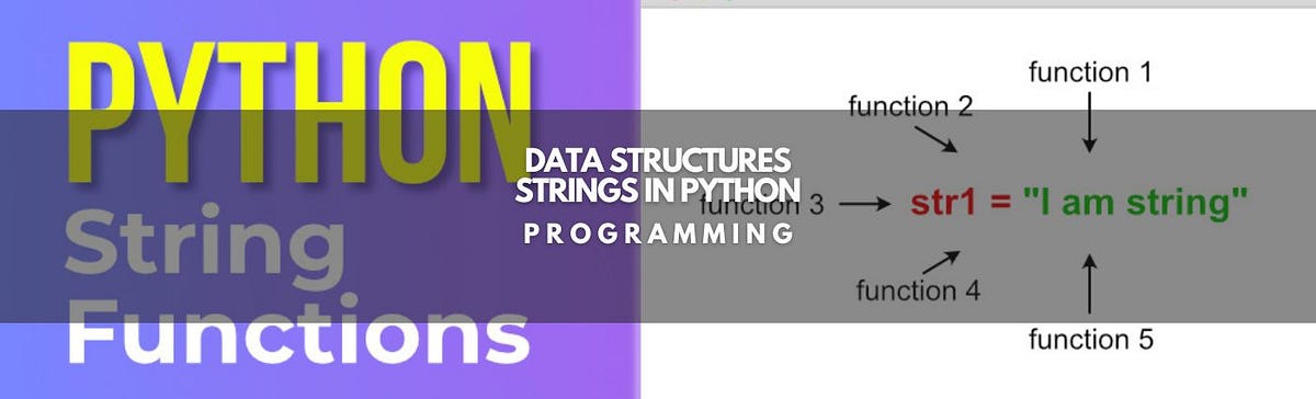 Data Structures: Strings in Python | Dr. Walid Soula | Medium
