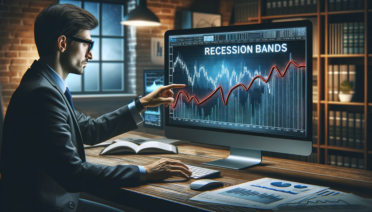 Create Python Financial Graphs Like A Pro: Add Recession Bands! | by ...