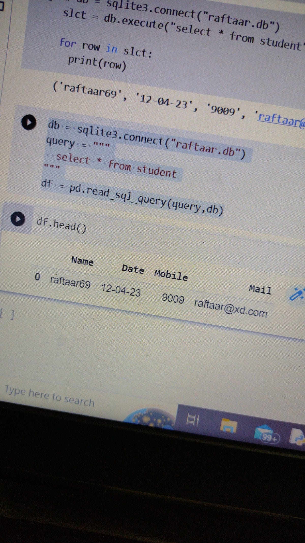 Sqlite3 connection using python in Google Colab | by MD RASHEDIN | Medium