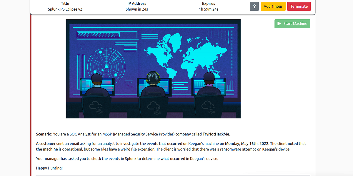 PS Eclipse Tryhackme Investigate Using Splunk Walkthrough By Mando elnino Medium ps-eclipse-tryhackme-investigate-using-splunk-walkthrough-by-mando-elnino-medium