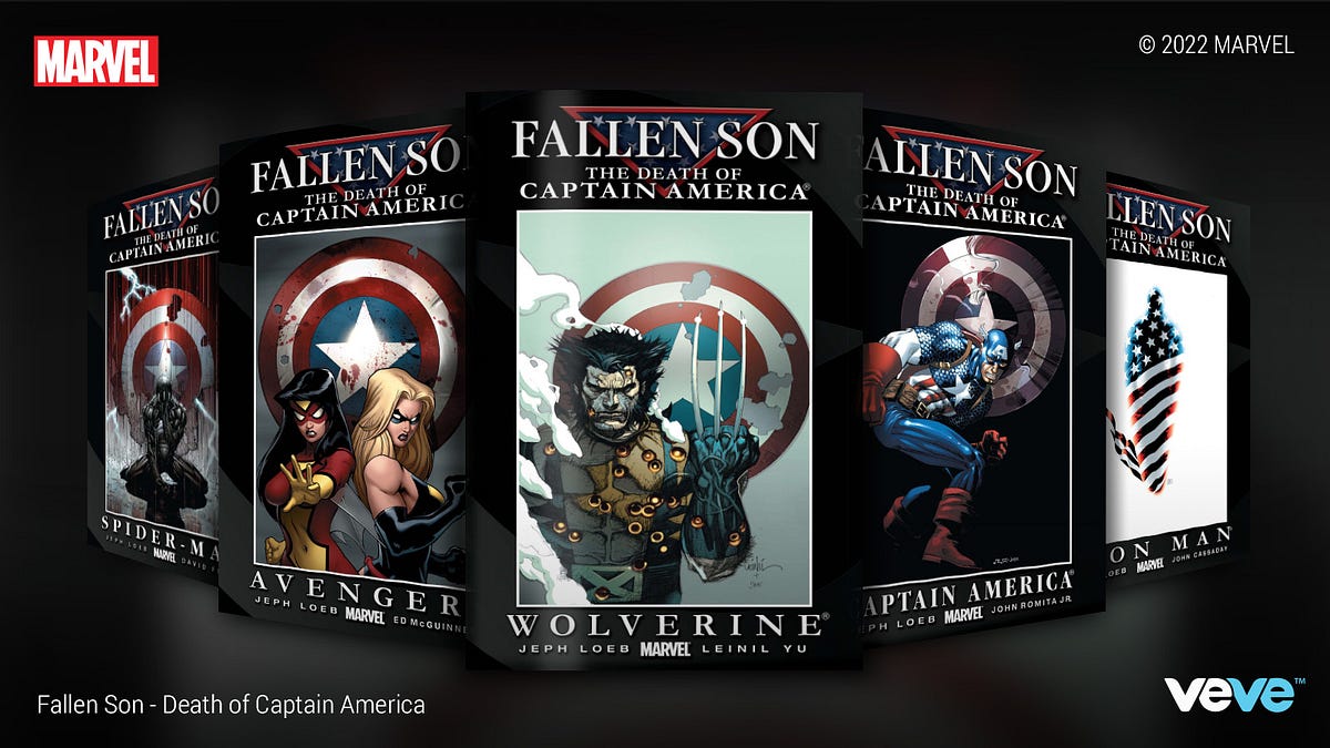 Marvel Digital Comics — Fallen Son: The Death of Captain America 1–5 | by  VeVe Digital Collectibles | VeVe | Medium