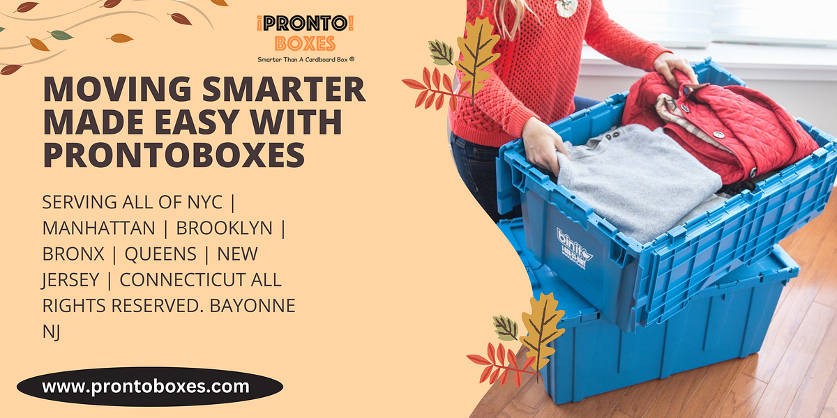 Rental Plastic Moving Boxes — Pronto Boxes Pronto Boxes Medium